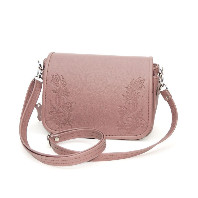 Сумка женская Natalia Kalinovskaya, "София" сирень с тиснением "Растение" Сумка женская Natalia Kalinovskaya, "София" сирень с тиснением "Растение"