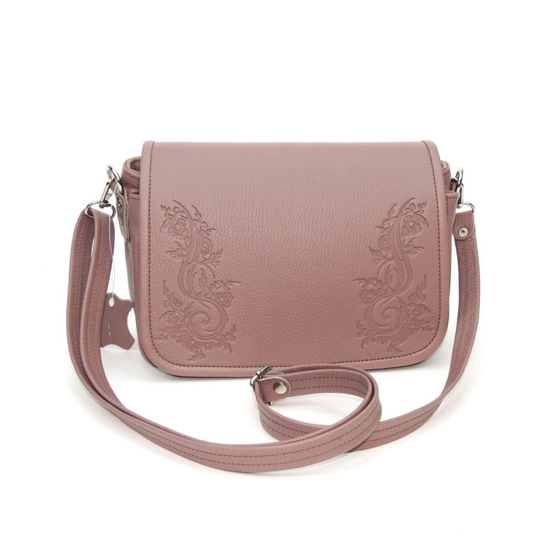 Сумка женская Natalia Kalinovskaya, "София" сирень с тиснением "Растение" Сумка женская Natalia Kalinovskaya, "София" сирень с тиснением "Растение"