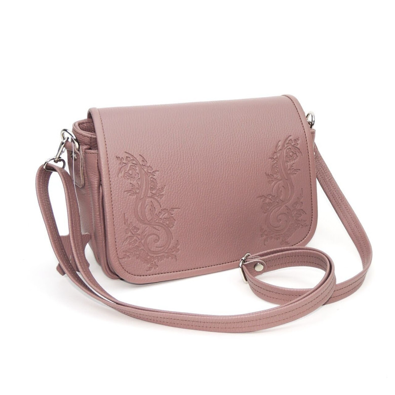 Сумка женская Natalia Kalinovskaya, "София" сирень с тиснением "Растение" Сумка женская Natalia Kalinovskaya, "София" сирень с тиснением "Растение"