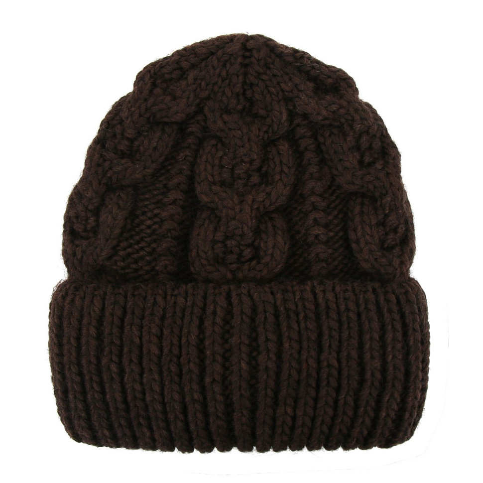 Шапка женская FABRETTI W2127-12 коричневая