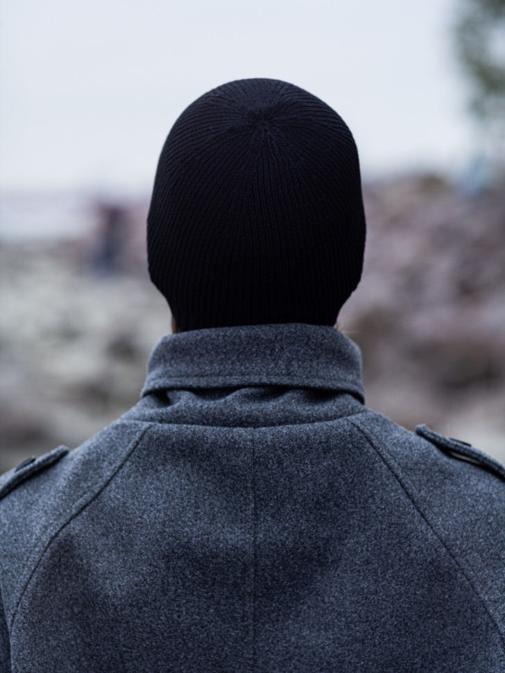 Шапка мужская 13152 MARHATTER чёрная (57-59)