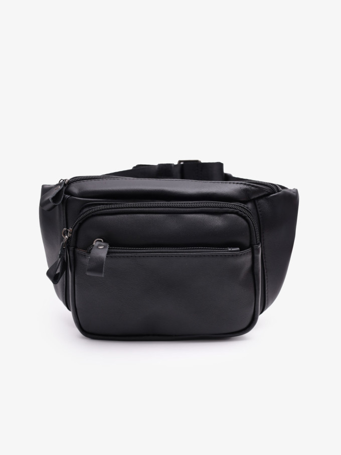 Мужская сумка на пояс ZUOBINLI 0186(9810) чёрная