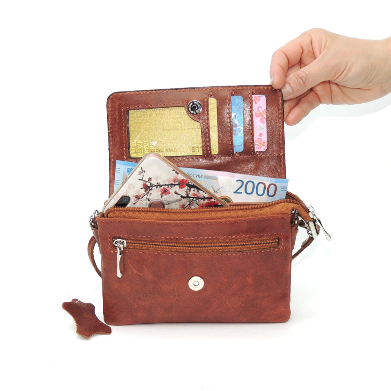 Женская сумочка кошелёк Natalia Kalinovskaya С53т-601 «Лисиа» Женская сумочка кошелёк Natalia Kalinovskaya С53т-601 «Лисиа»