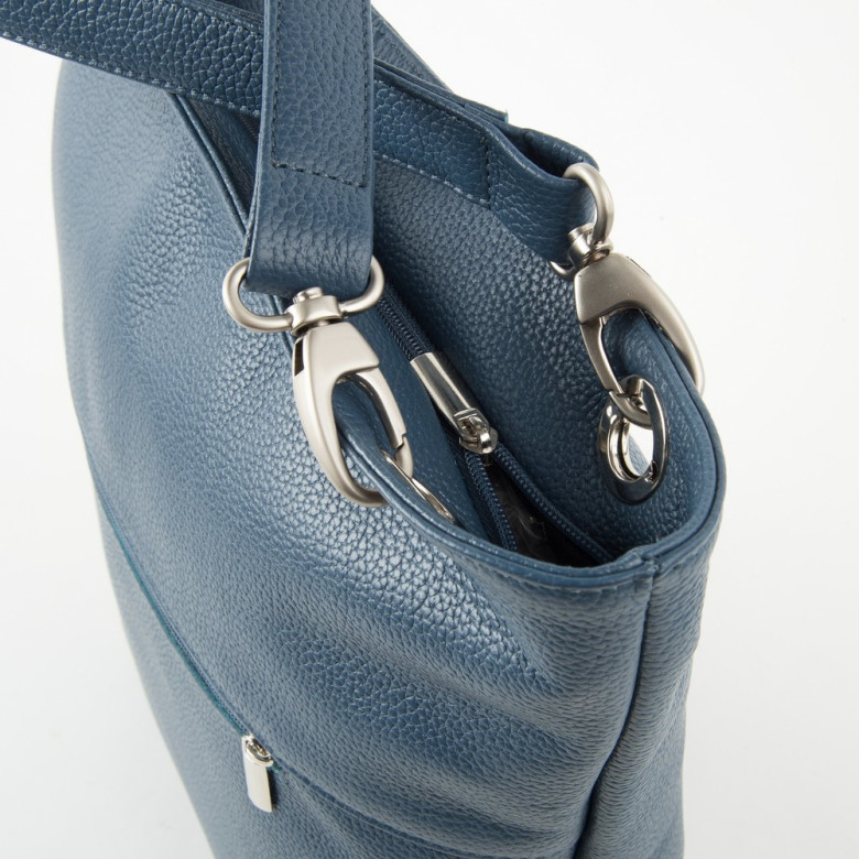 Сумка женская Модерато 02/1 синяя флотер