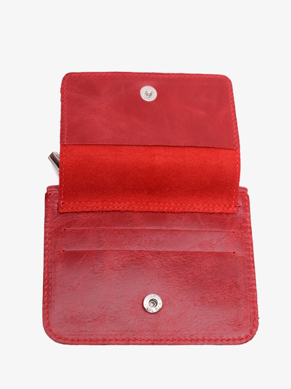 Картхолдер-монетница П-801ft-1930/004 красный