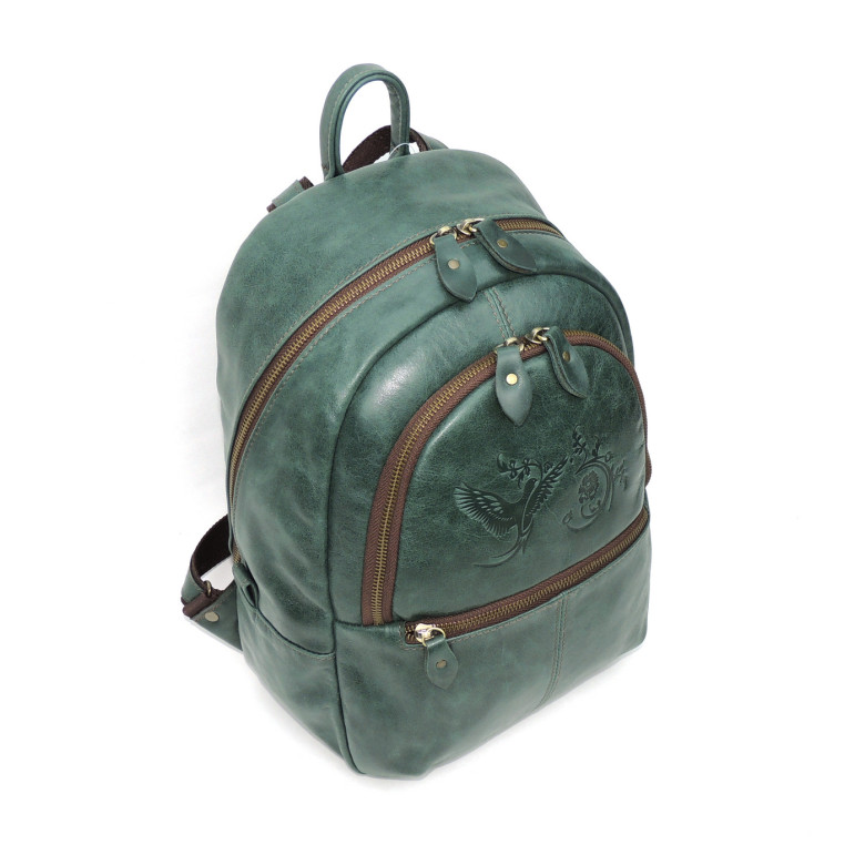 Рюкзак женский Natalia Kalinovskaya, Р43 «Малахит» зеленый