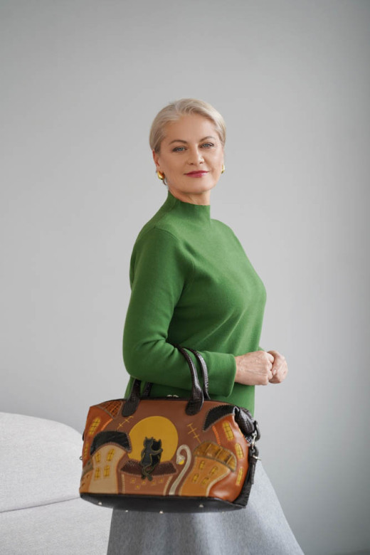 Сумка Protege ДС-195-196 "Город №6" темно-коричневый