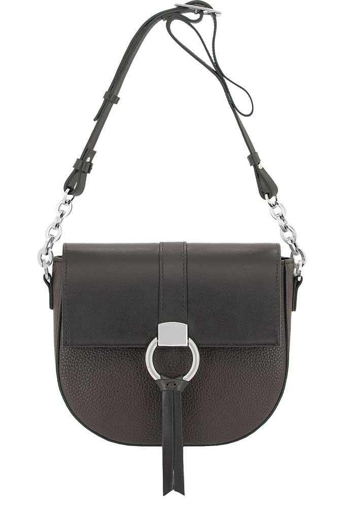 Сумка Protege Ц-472 тёмно-коричневая флотер+гладкая Сумка Protege Ц-472 тёмно-коричневая флотер+гладкая