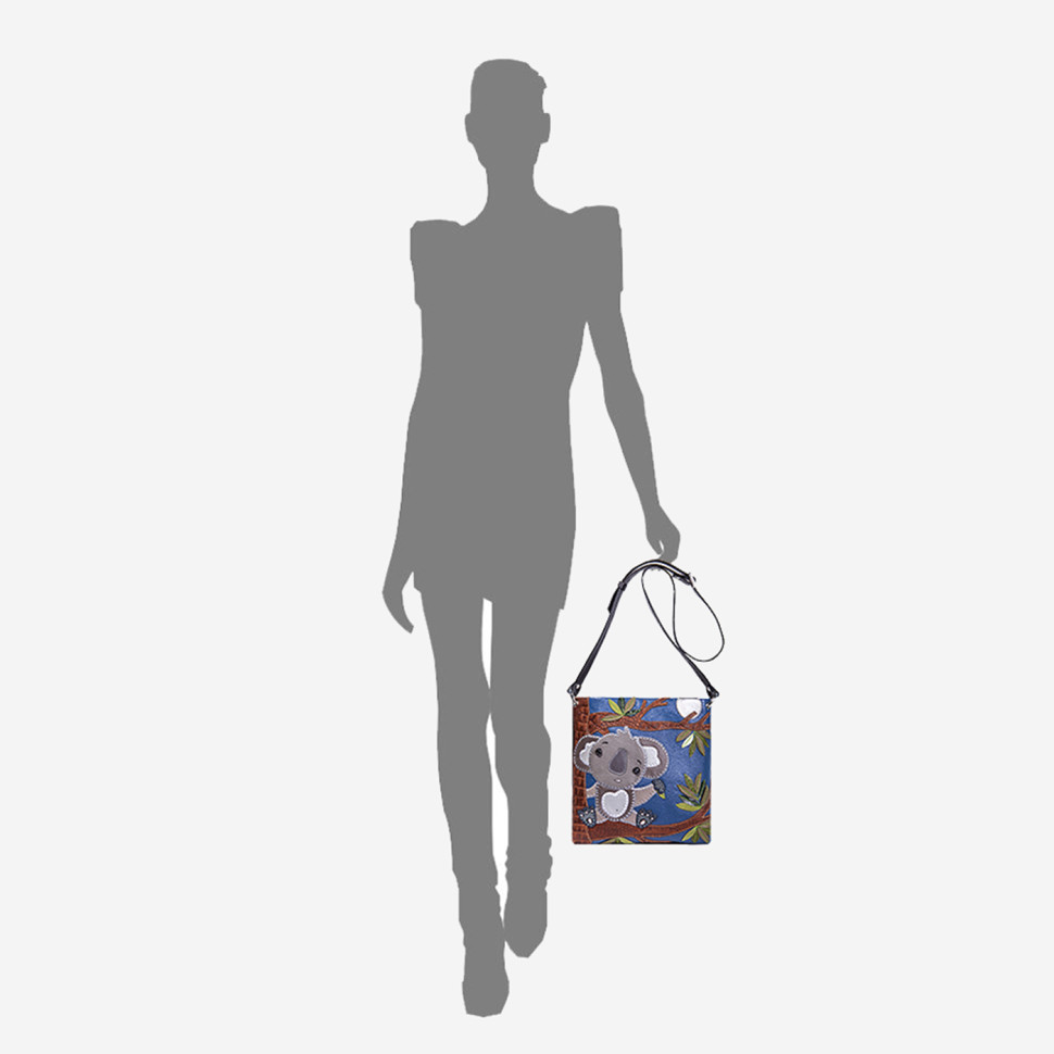 Сумка женская Protege, ДС-144-89 Коала № 2 чёрная