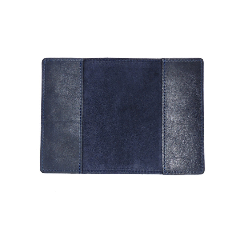 Обложка для паспорта кожаная Синий, Тигр Обложка для паспорта кожаная Синий, Тигр