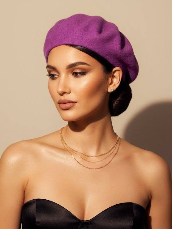 Берет женский Stigler, орхид.