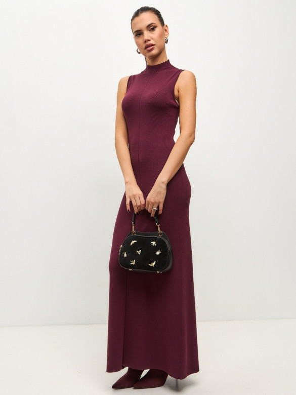 Сумка Curanni 2538 дольче замша черная