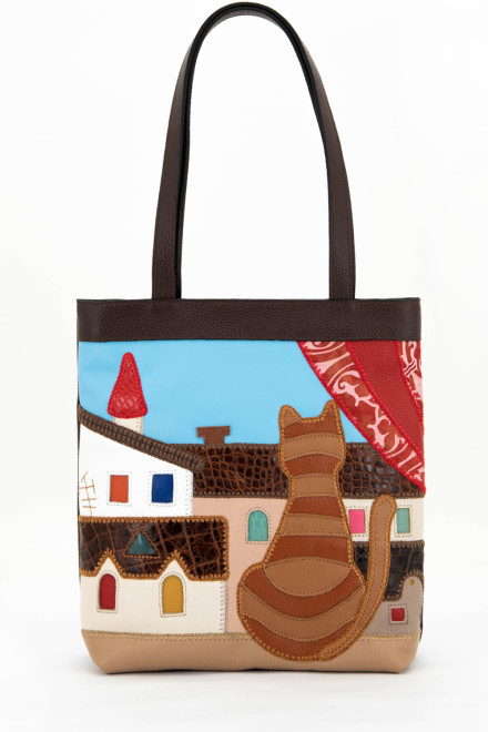 Сумка Protege ДС-528-304"Окно день" мокко флотер