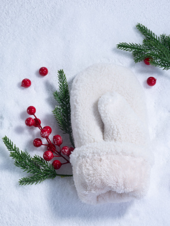 Варежки женские Baggins барашки молочные Варежки женские Baggins барашки молочные