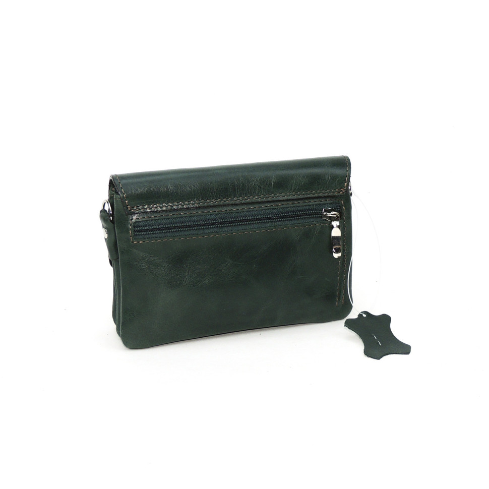 Женская сумочка кошелёк Natalia Kalinovskaya, «Ким» Растение зеленая