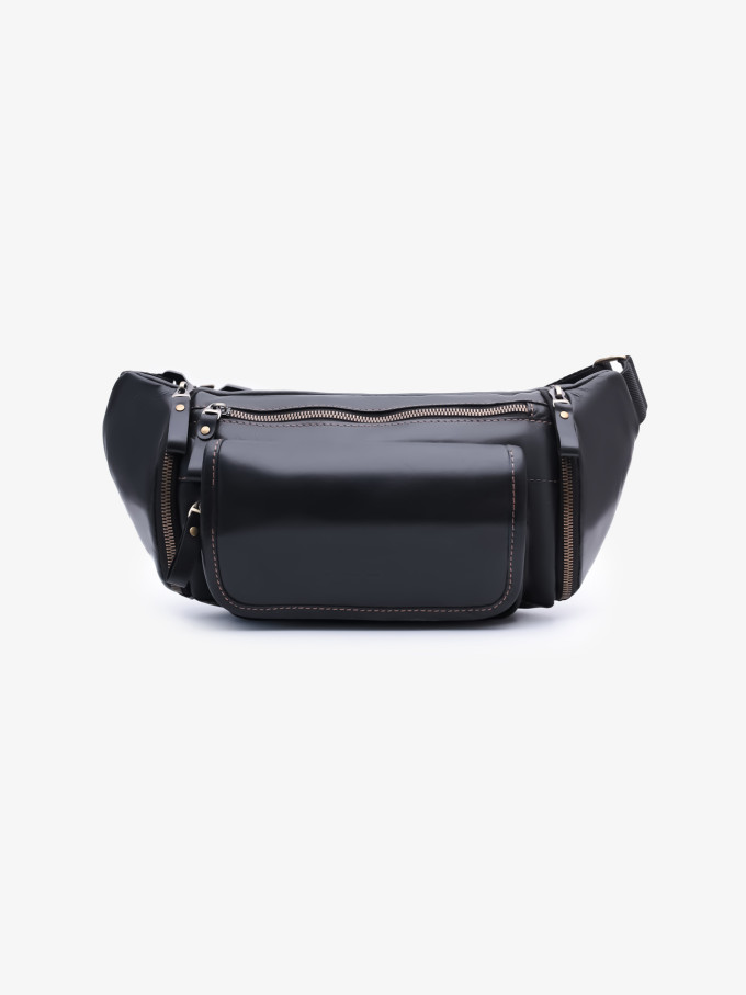 Сумка на пояс/плечо zн ALEXX ALG0116 черный пулап