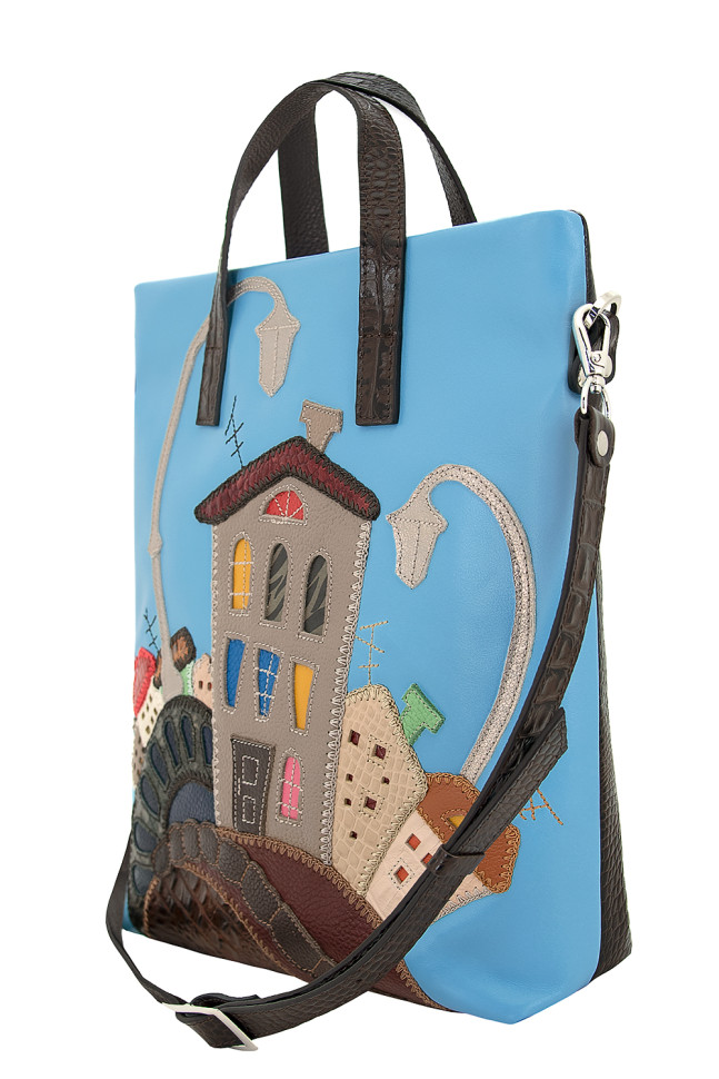 Сумка женская Protege, ДС-220-208 Город №23 тёмно-коричневая рептилия