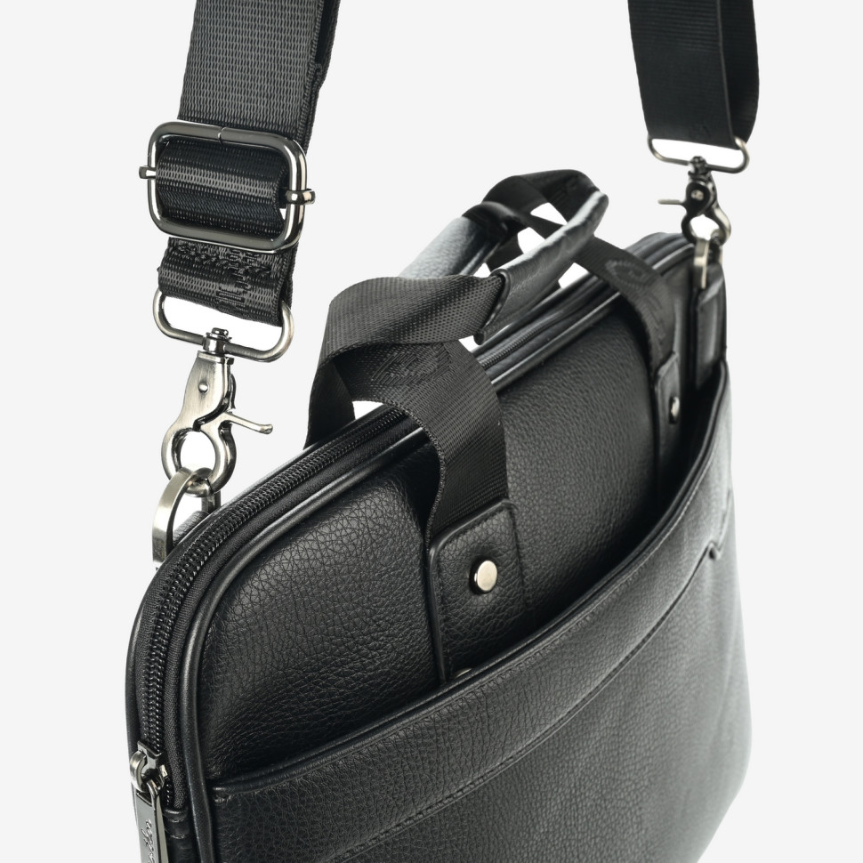 Сумка мужская Cantlor Ж03-702B-01 чёрная