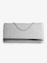 Клатч Funxilan 3763 серебристый