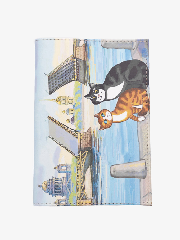 Обложка для паспорта Grand 02-006-180 коты