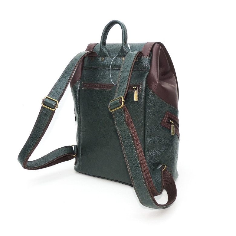 Рюкзак женский Natalia Kalinovskaya, "Дженис" зеленый/бордо Рюкзак женский Natalia Kalinovskaya, "Дженис" зеленый/бордо