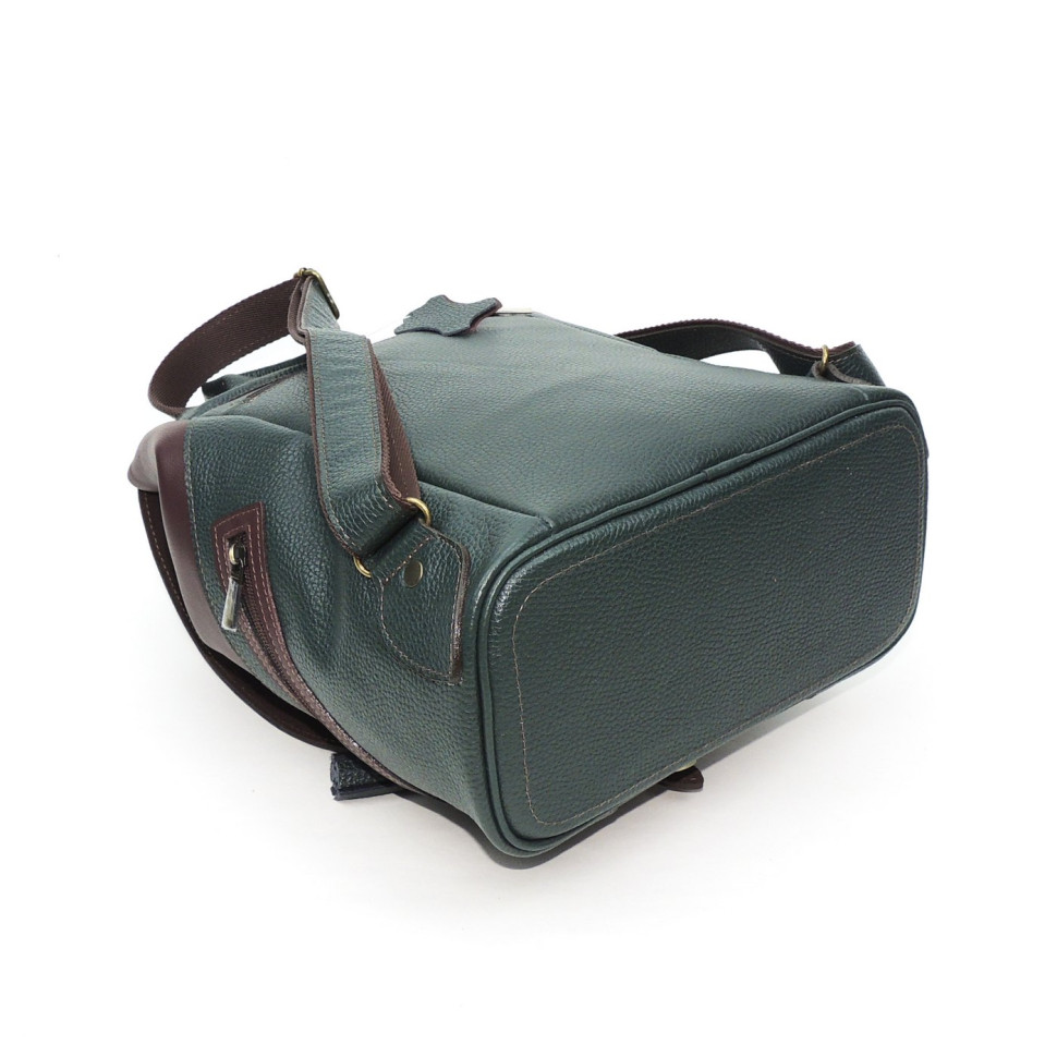 Рюкзак женский Natalia Kalinovskaya, "Дженис" зеленый/бордо