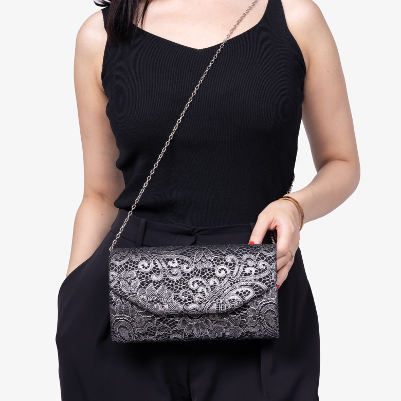 Клатч женский Funxilan 1708-2 black/silver Клатч женский Funxilan 1708-2 black/silver