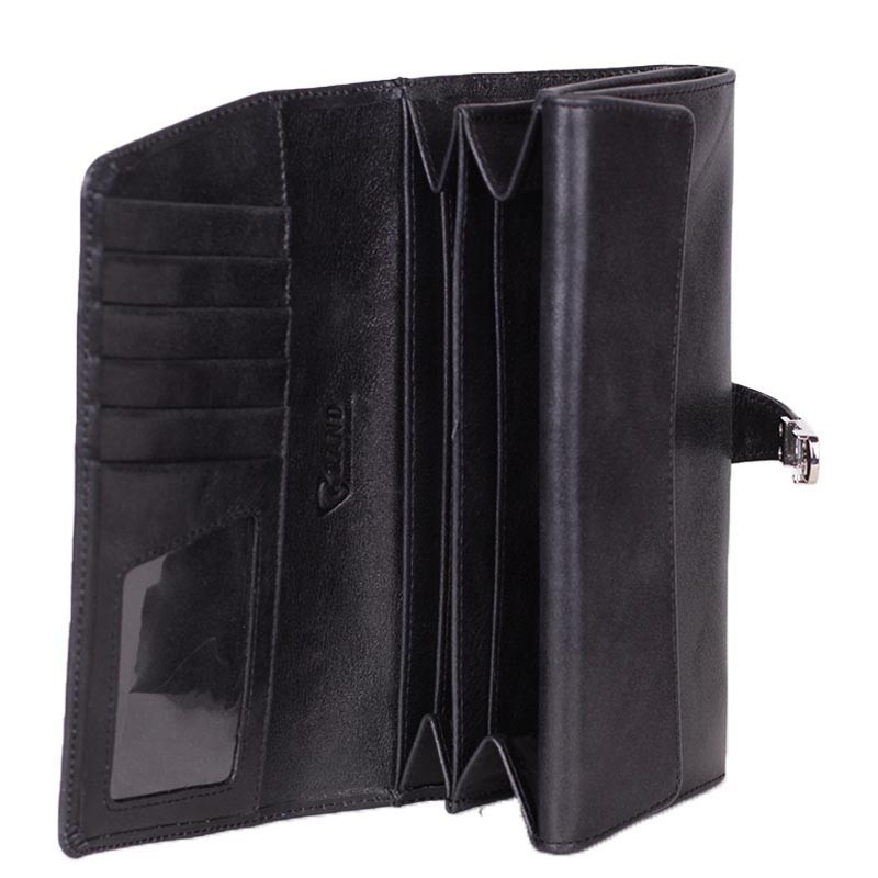 Портмоне женское Grand, 02-208-0513 тёмно-серое