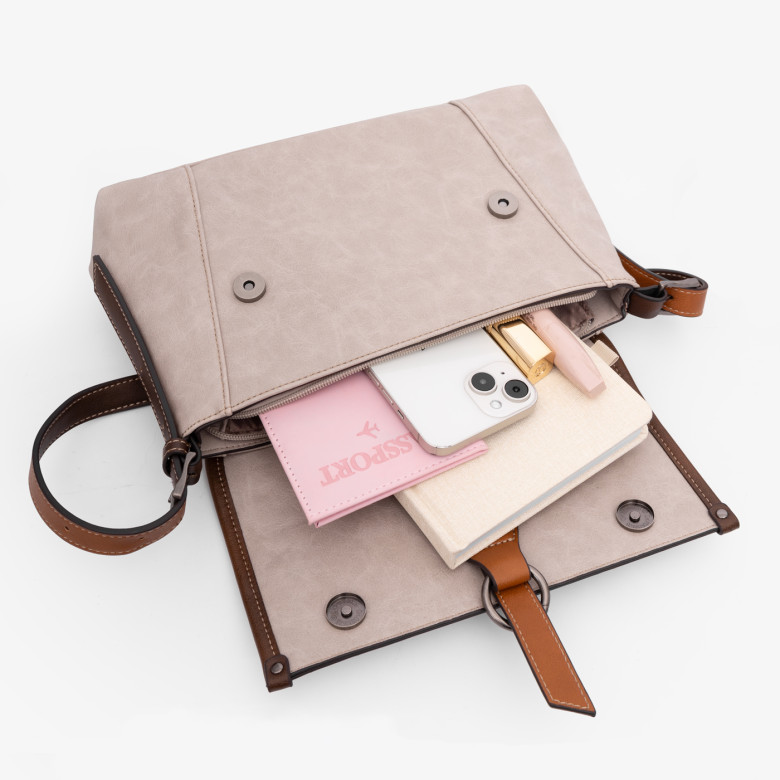 Сумка Flame Dance 1673 white-grey