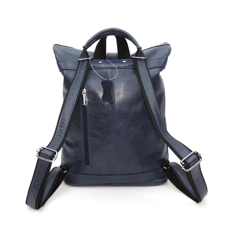 Кожаная сумка-рюкзак Natalia Kalinovskaya "Альто" синяя