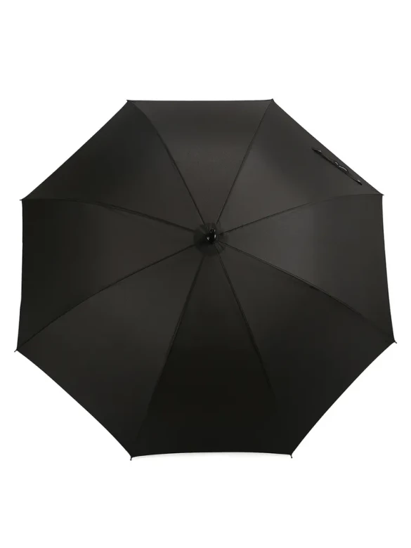 Зонт-трость мужской Три Слона 2775, 8 спиц, ручка крюк кожа