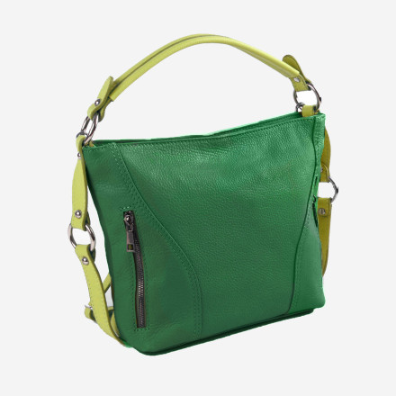 Сумка женская итальянская Roberta Firenze Арт209 dollaro зелёный/лимон Сумка женская итальянская Roberta Firenze Арт209 dollaro зелёный/лимон