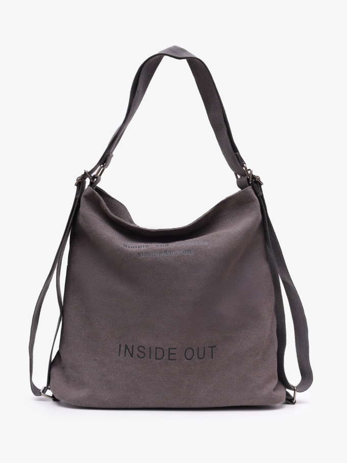 Сумка-рюкзак LanShaWan 761 серая