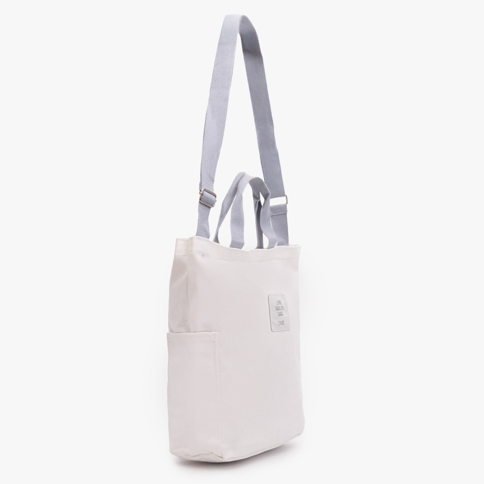 Сумка-шопер Living Traveling Share, Б 6005 белая