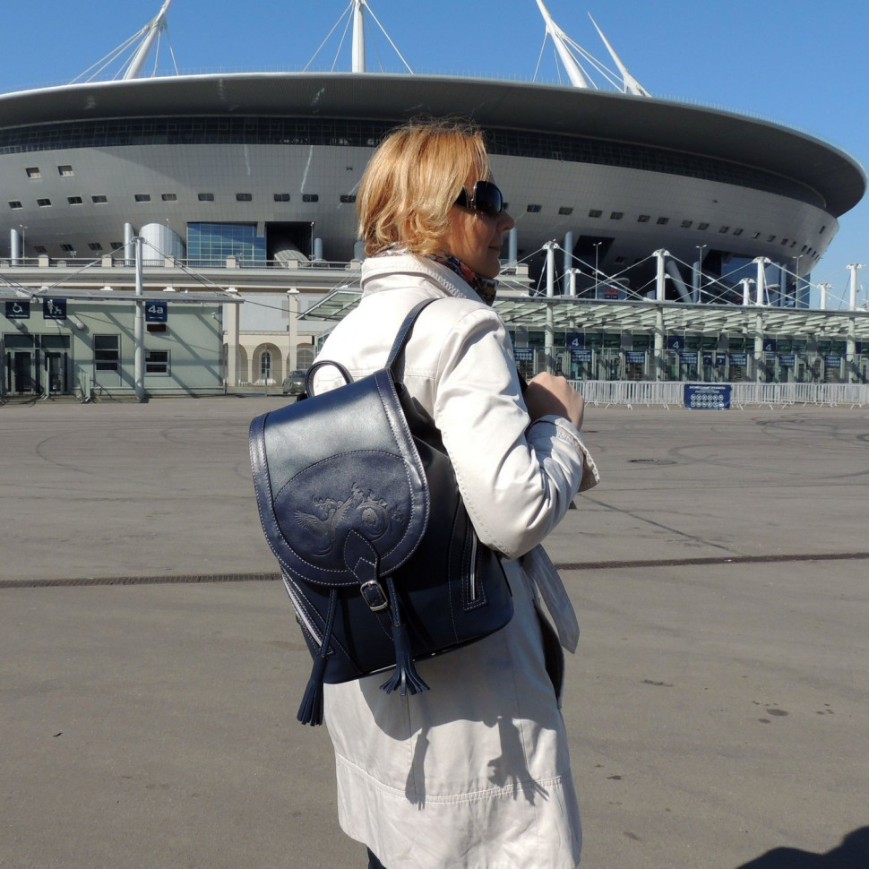 Рюкзак женский Natalia Kalinovskaya, "Валери" синий