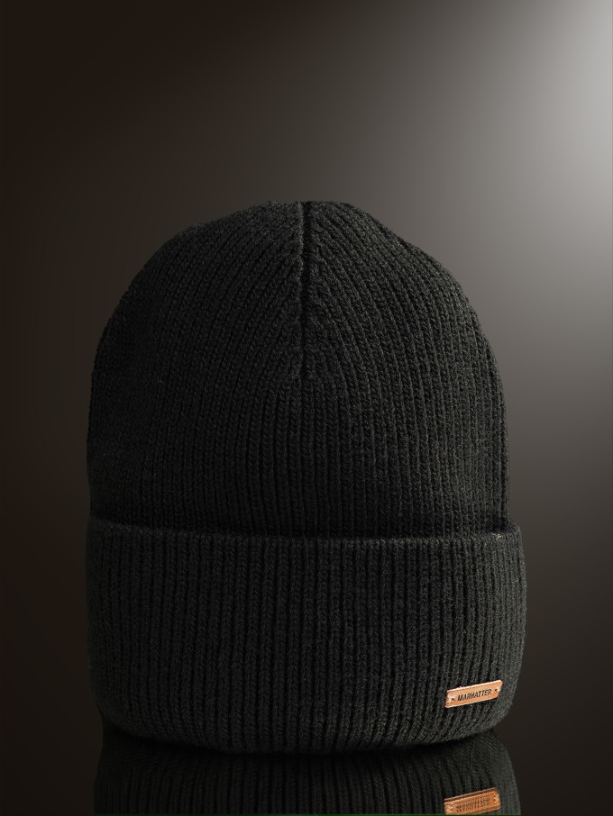 Шапка мужская 11491 MARHATTER чёрный