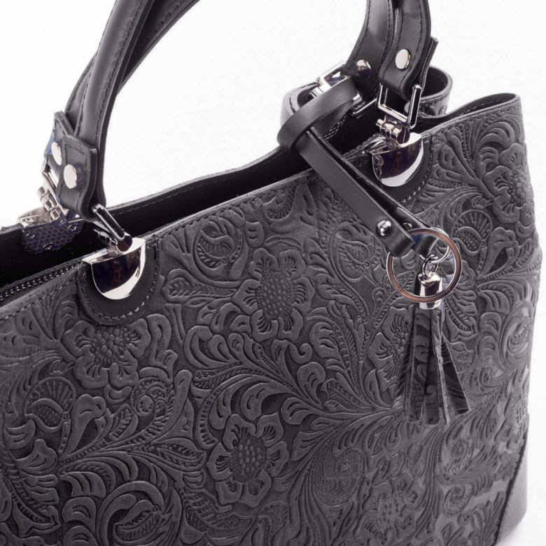 Сумка женская итальянская Roberta Firenze sissi 527 чёрная