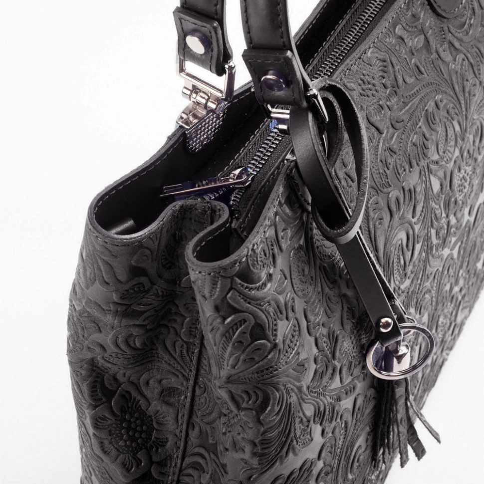 Сумка женская итальянская Roberta Firenze sissi 527 чёрная