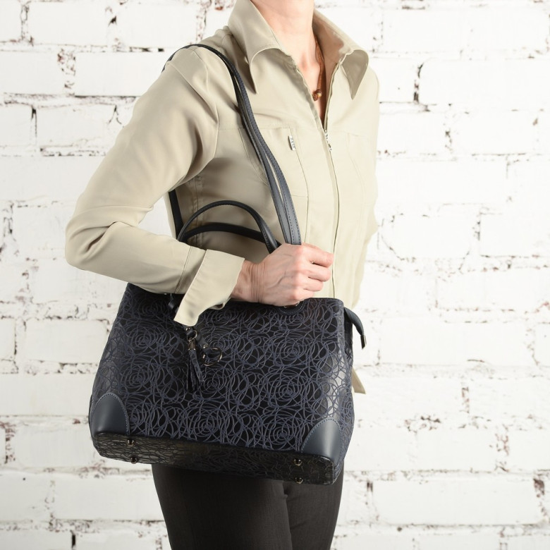 Сумка женская итальянская Roberta Firenze sissi 527 чёрная