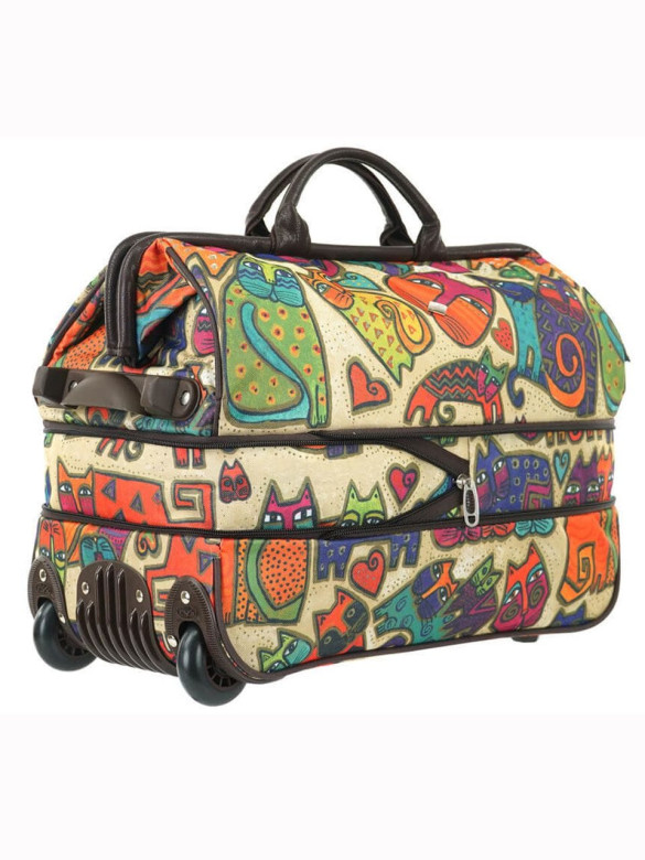 Дорожная сумка-саквояж TsV 514.2 кошки с колёсами Дорожная сумка-саквояж TsV 514.2 кошки с колёсами