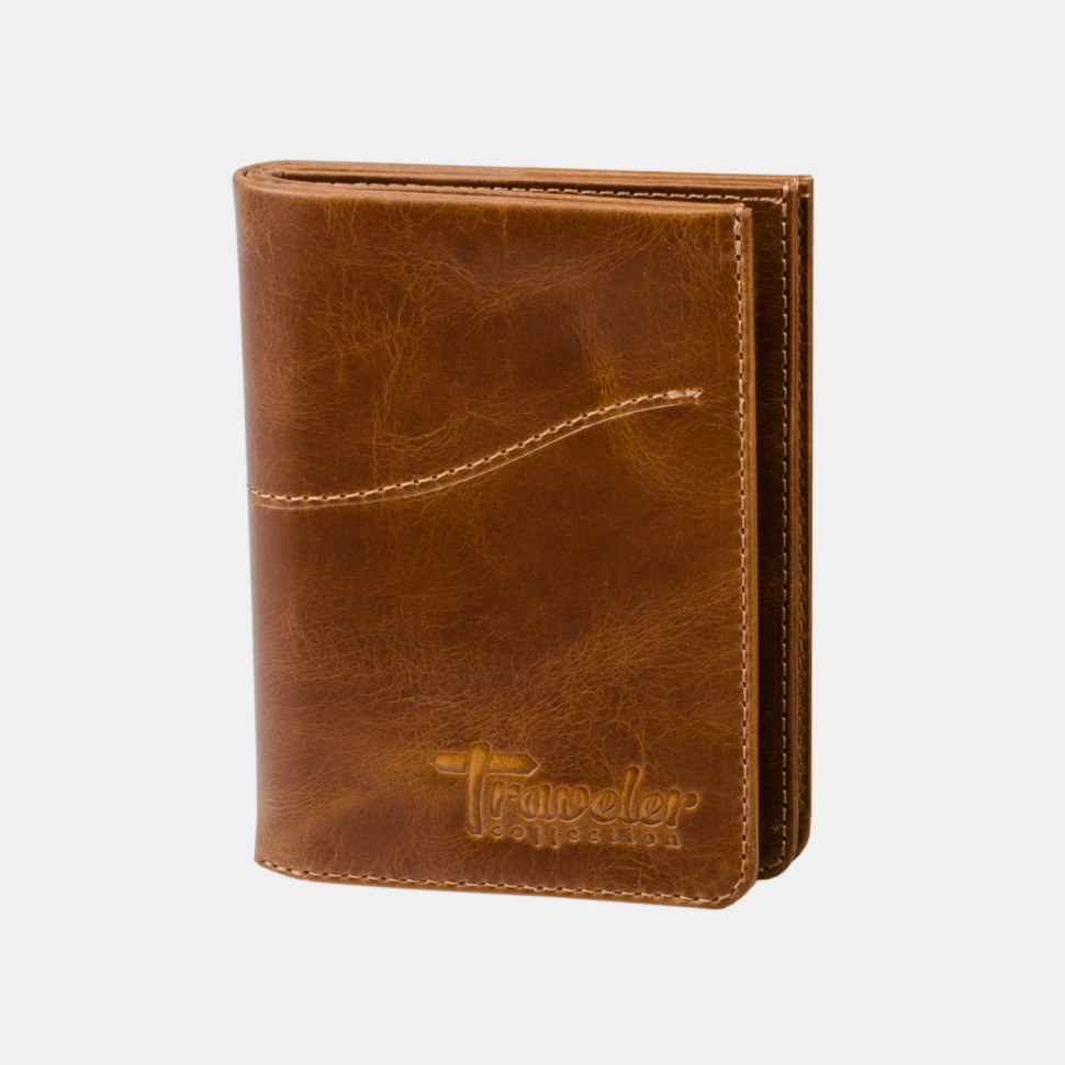 Бумажник водителя ОВД-228-1926 "Traveler" светло-коричневый