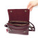 Женская бордовая кожаная сумка Natalia Kalinovskaya «Альда»