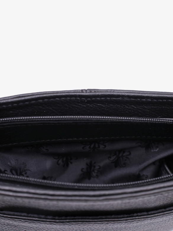 Сумка мужская zн ALEXX 0111 черный флотер