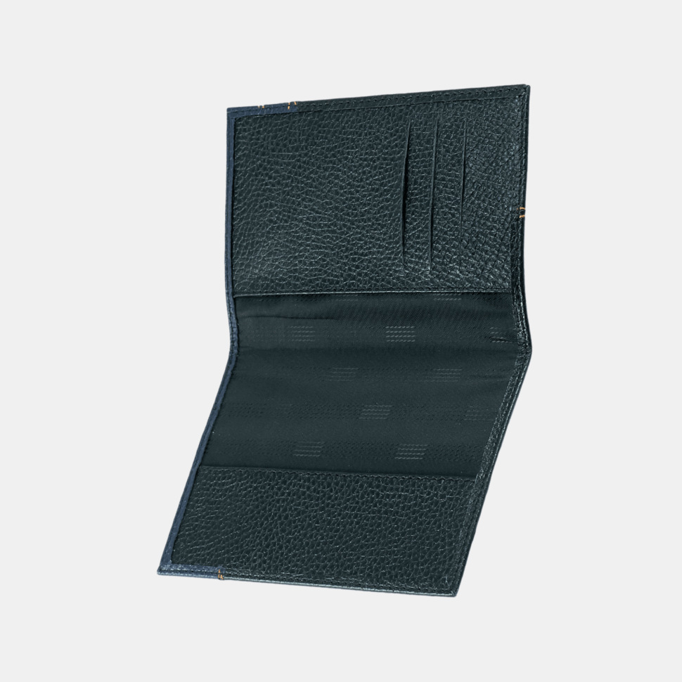 Обложка для паспорта ОП-109-1510/1540 чёрная Обложка для паспорта ОП-109-1510/1540 чёрная