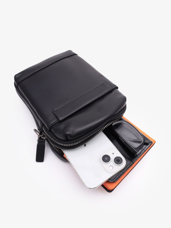 Сумка мужская Baggins Б 1631 черная Сумка мужская Baggins Б 1631 черная