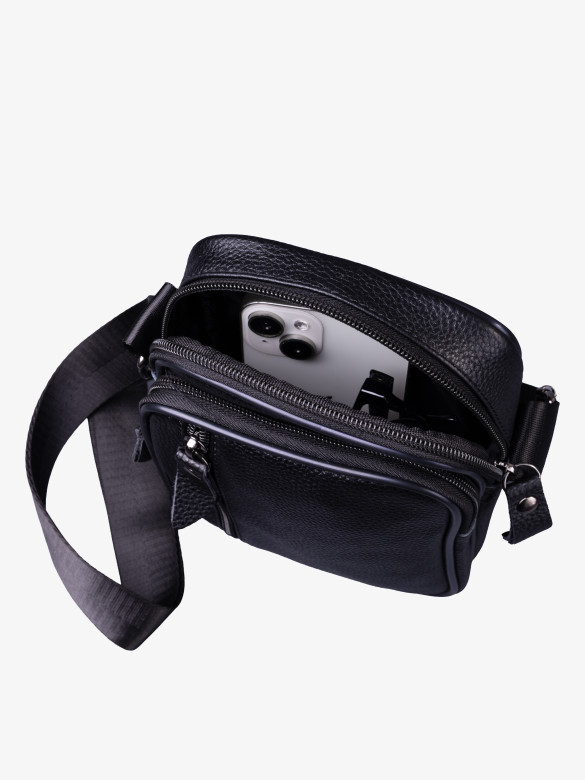 Сумка мужская Baggins 136 черная Сумка мужская Baggins 136 черная