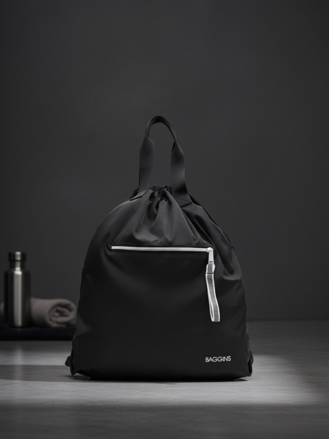 Сумка-мешок Б 9267 чёрная