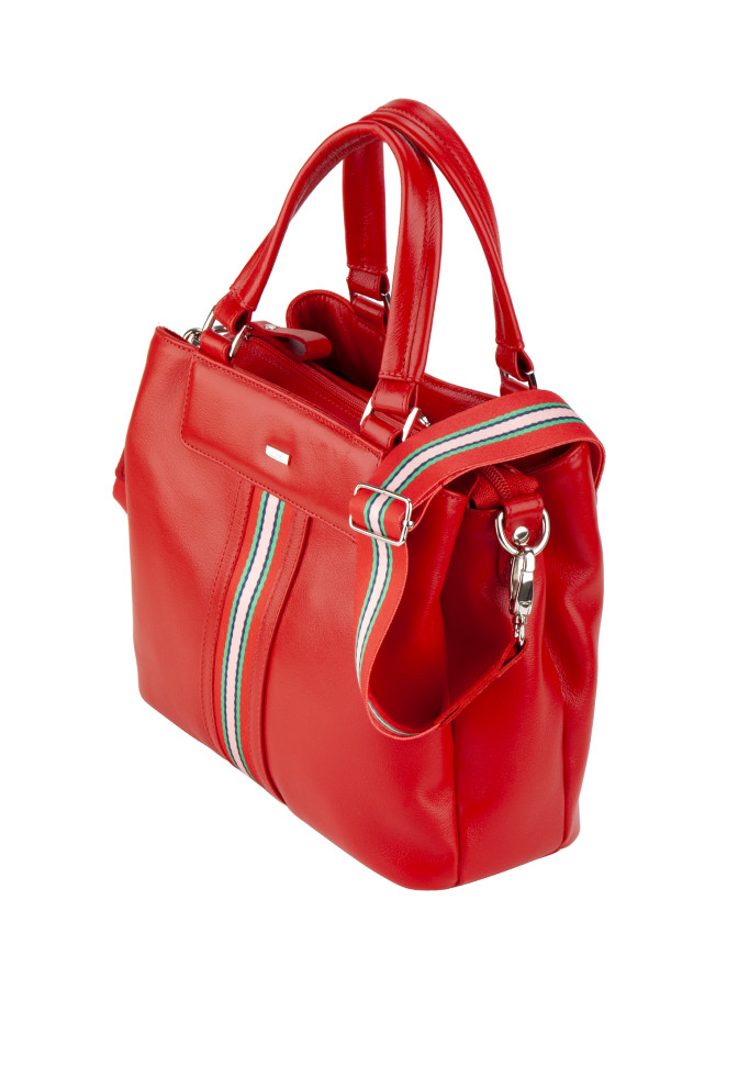 Сумка Esse 78446 УМА RED кожа алая